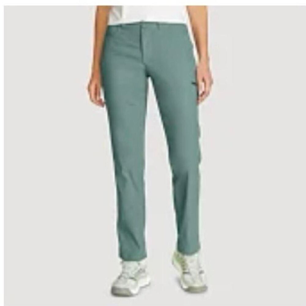 Eddie-bauer Women's Green and Blue Trousers